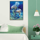 5D DIY Full Drill Diamond Painting Ocean Sea Dog Cross Stitch Embroidery