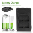 NP-FZ100 Battery Charger USB Dual Charger for Sony Alpha a9 Alpha a7R III