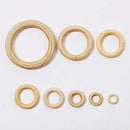 5x Wooden Ring For Crafting DIY Craft Jewelry Making 45mm