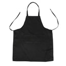 Unisex 2 Pocket Black Kitchen Apron Bib, One Size in Medium S4R8