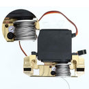 25T Metal Steering Gear Servo Winch Wheel for 1/10 RC Crawler Car TRX4 D90