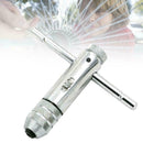 5pcs Screw Thread Taps+1pcs M3-M8 T-Handle Ratchet Tap WrenchMachinist Tool R2V9