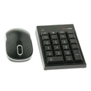 2.4G Wireless Numeric Keypad & Optical Mouse Combo for Desktops Laptops