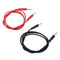 2pcs / Professional Kit Silicone Test Cable Flexible Insulation Copper 1000V 15A