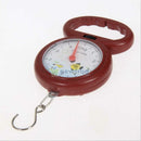 Portable 10kg Weighing Numeral Pointer Spring Balance Hanging Scale Measuring