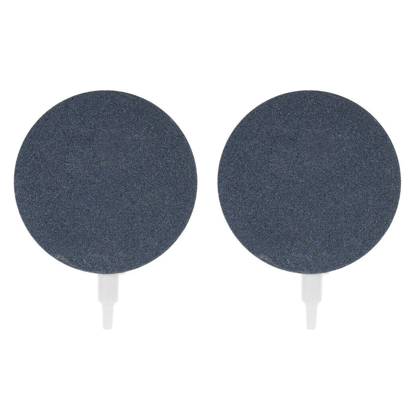 2PCS Round 80mm Air Bubble Stone Aerator Fish Tank Pump Hydroponic Oxygen