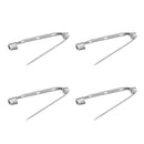 50pcs Brooch Pins DIY Safety Lock Brooches Bag Jewelry Accessories (4cm) A