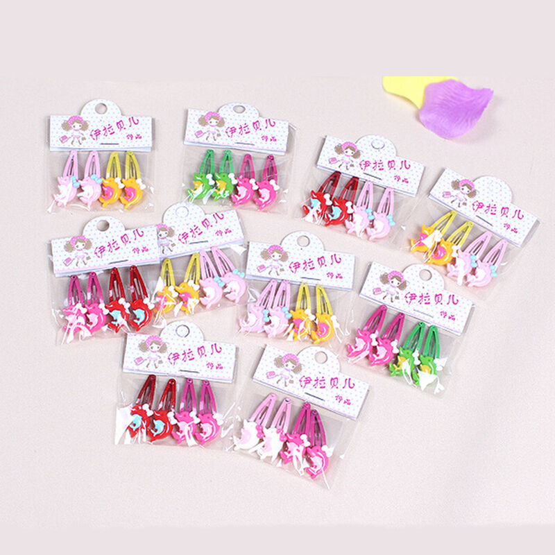 Hair Clip Kids Cartoon Head Barrettes Princess Accessories  Random PatternME