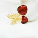Enamel Red Cute Mushroom Brooches for Women Men's Zinc Alloy Plants Banquet