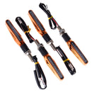 4x Motorcycle LED universal orange turn signal lamp motorbike indicator OZ