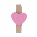 Push Pins With Wooden Clips Heart Pushpins Tacks Thumbtacks For Cork Boards
