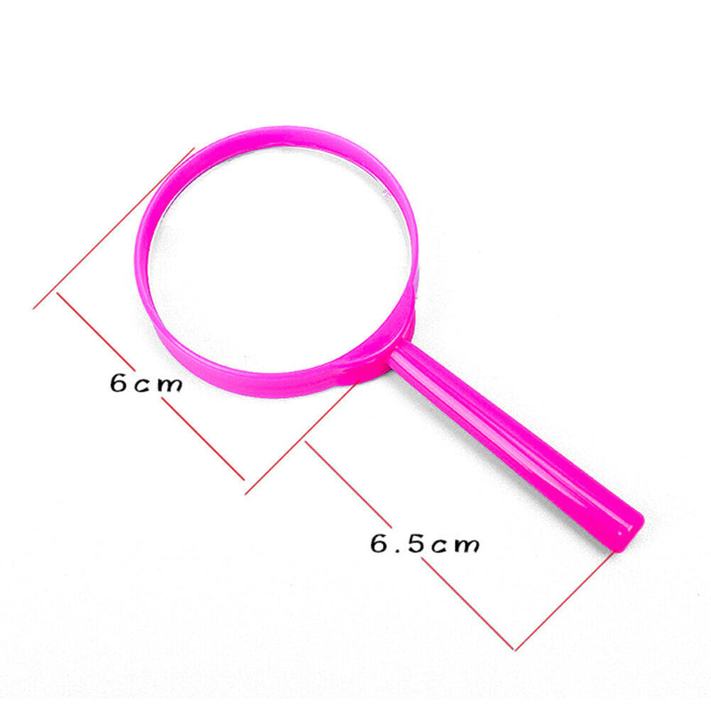 2pcs Kids Magnifier Reducing Lens Science Educational Toys Random Color