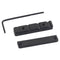 Adjustable Pom Nut Slotted for 4 Strings Bass Guitar Replacement Parts Blac
