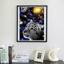 Starry Leopard 5D Full Drill Diamond Painting Embroidery DIY Cross Stitch