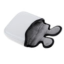 Portable Golf Putter Headcover Club Head Protector & Magnetic Closure White