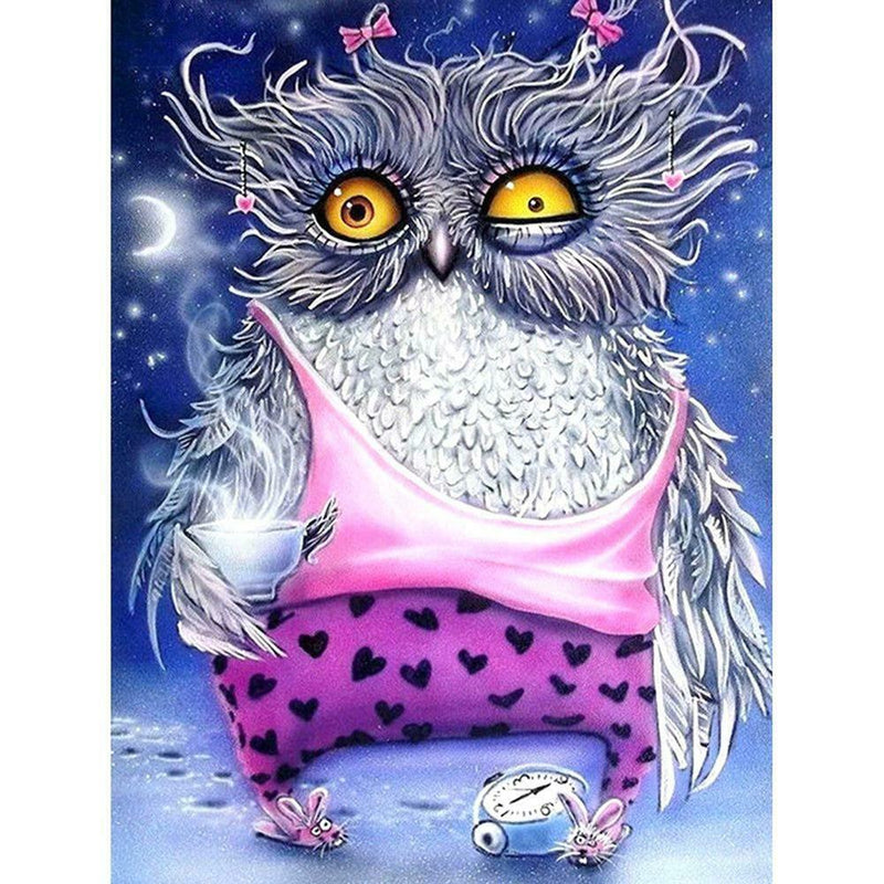 5D DIY Full Drill Diamond Painting Cartoon Bird Cross Stitch Embroidery Kit