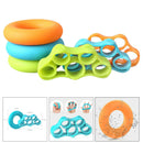 6 PCS Hand Grip Ring Strengthener Finger Exerciser Grip Strength Trainer