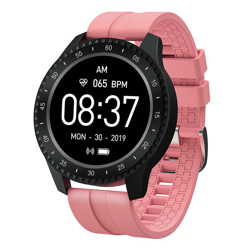 F17 Smartwatch Blood Pressure Heart Rate Monitor Fitness Tracker Pink