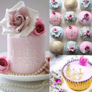 3x Chandelier Lace Wedding Cake Cookie Fondant Baking Stencil Decorating Tool J