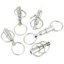 Detachable Pull Apart Quick Release Keychain Key Ring Two Split Rings K XKR
