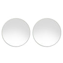 2pcs Round Frameless Car Blind Spot Mirrors Auto Side Rearview Parking Mirrors