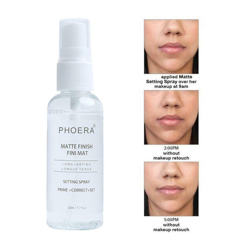 Authentic PHOERA Mat Long Lasting Make Up Setting Spray Matte Finish 50ml Favor