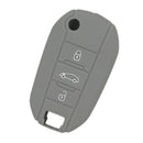 Car Key Protive Cover Holder for BUICK Flip Folding Remote Key Fob Gray