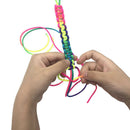 Rainbow Colorful Fumble Finger Thread Rope Stringes Kids Educational Toys  A