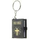 Bible Key Ring in English Christian Gift Sunday School Black X6S9