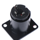Speaker Audio Jack 6.35mm Connector 1/4 inch Female Socket Panel Mounted RCA JR