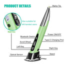 PR-A19 Wireless Optical Pen Mouse 2.4GHz USB Bluetooth Air Mouse (Green) A