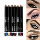 3in1 12 Colors Eyeliner Pencil Waterproof Eyebrow Pen Lip Stick Eyes Makeup