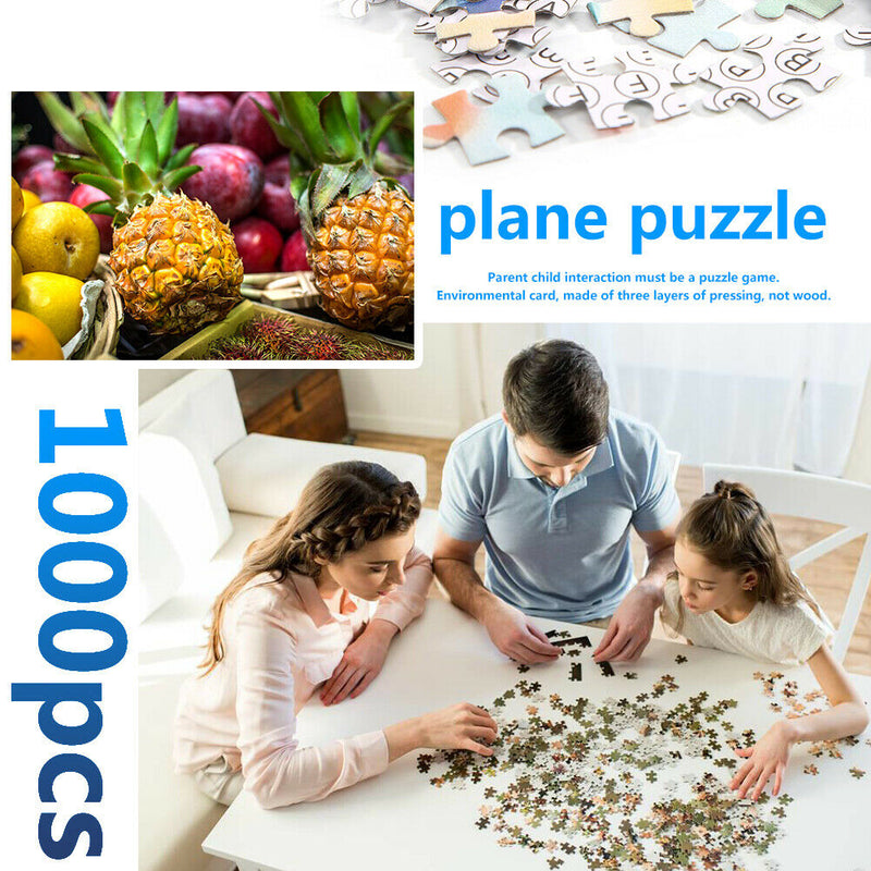 1000 Pieces DIY Paper Jigsaw Puzzle Fresh Fruits Assembling Picture Toys