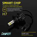 4 Sides H7 LED Headlight Bulb Conversion Kit High Low Beam Fog Lamp 6000K HID FT