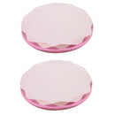 Set of 4 Pieces Cosmetic Crystal Glass Adhesive Glue Pallet Holder For Eyelash