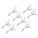 50Pcs Durable Carbon Steel Practical Pegboard Hooks Garage Workshop Storage