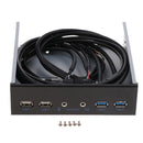 Desktop Optic Front Panel USB Hubs With Dual USB3.0&USB2.0 & HD AUDIO