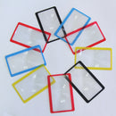 1x Credit Card Size Magnifier Reading Magnifying Glasses Pocket Magnifier