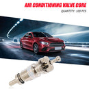 100pcs R12 Car A/C Valve Cores Automobile Air Conditioning Valve Core White A