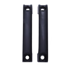 2 PCS D Shape Plastic Furniture Pull Handle Black H7W7