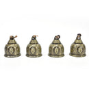 Buddha Statue Pattern Bell Blessing Feng Shui Wind Chime For Good Luck Fortun OZ