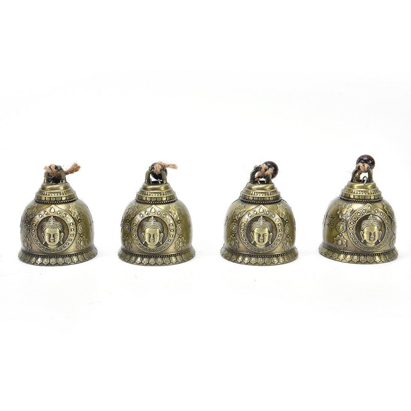 Buddha Statue Pattern Bell Blessing Feng Shui Wind Chime For Good Luck Fortun OZ