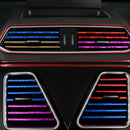 10pcs Car Auto Air Outlet Decorative Strip Moulding Trim Decor Flexible Ch HMI