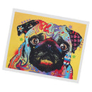 1 Panel Modern Abstract Art Painting Oil Print Painting on Canvas Poster Pug