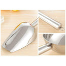 8 Inch Stainless Steel Ice-Cube Scoop For Ice Bucket Multifunctional Bar To