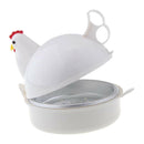 Chicken Shape Microwave 4 Egg Cooker Steamer Kitchen Cooking Boiler Utensil