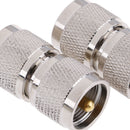 1X N Male Plug To Uhf Pl-259 Pl259 Male Straight Radio Rf Adapter Connector JR