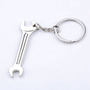 Trendy Metal Stainless Steel Wrench Key Chain Ring Spanner Keyring Keychain LJ