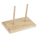 2 Spool Thread Rack Wooden Thread Rack Sewing Embroidery Thread Holder Rack