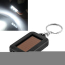 Portable Solar Power 3 LED Lamp Flashlight Torch Key Chain
